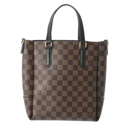 Pre-owned Louis Vuitton Damier Canvas Handbag Pouch () In Brown