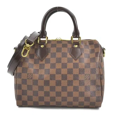 Pre-owned Louis Vuitton Damier Canvas Handbag Shoulder Bag () In Brown