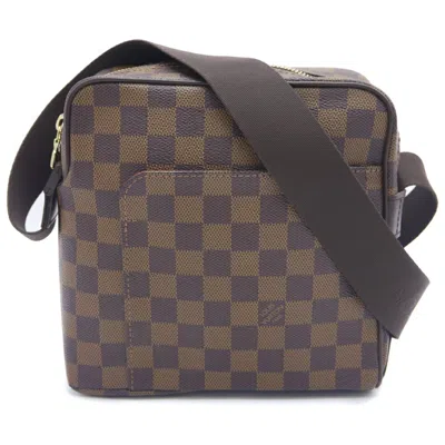 Pre-owned Louis Vuitton Damier Canvas Leather Shoulder Bag ()