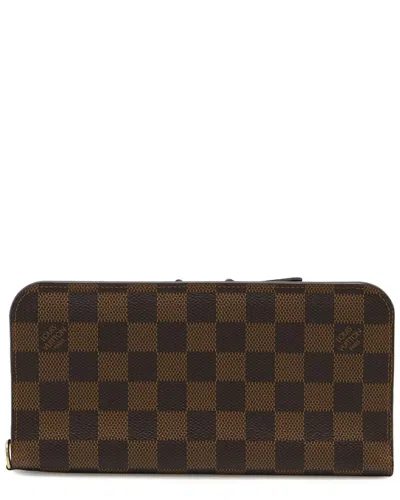 Pre-owned Louis Vuitton Damier Canvas Long Wallet (authentic Pre-loved)