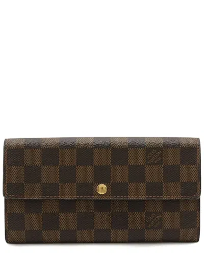Pre-owned Louis Vuitton Damier Canvas Long Wallet (authentic Pre-loved)