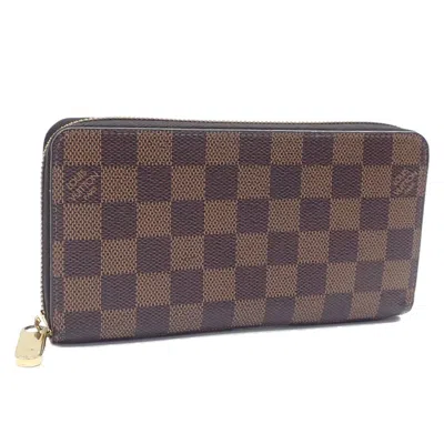 Pre-owned Louis Vuitton Damier Canvas Rose Ballerine Damier Canvas Long Wallet (bi-fold) ()