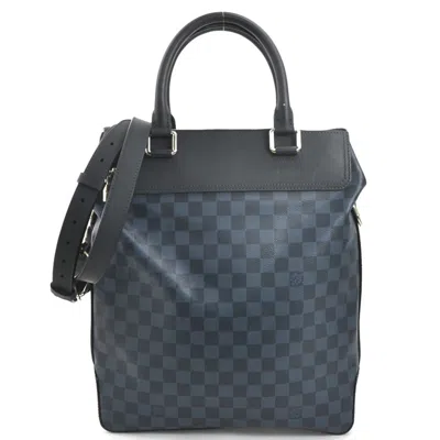 Pre-owned Louis Vuitton Damier Cobalt Damier Cobalt Navy Leather Handbag Shoulder Bag () In Damier Cobalt, Navy