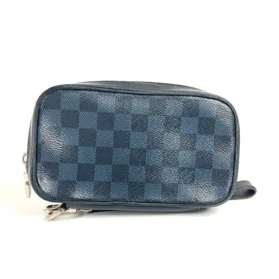 Pre-owned Louis Vuitton Damier Cobalt Long Wallet (bi-fold) () In Blue