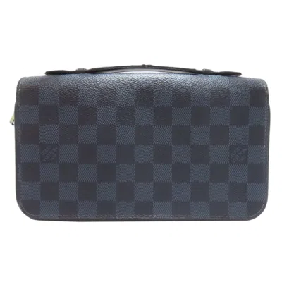 Pre-owned Louis Vuitton Damier Cobalt Navy Damier Canvas Long Wallet (bi-fold) ()