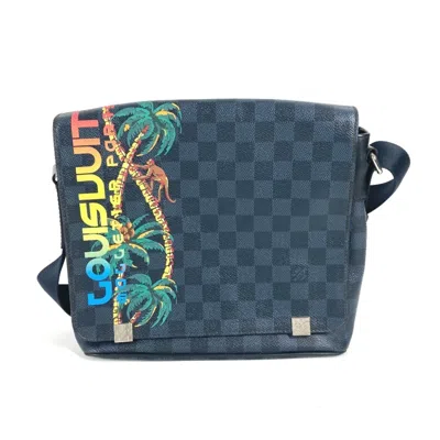 Pre-owned Louis Vuitton Damier Cobalt Navy Shoulder Bag () In Blue