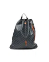 Louis Vuitton Damier Cobalt Race Drawstring Backpack In Blue