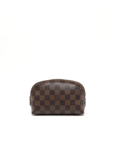 Pre-owned Louis Vuitton Damier Cosmetic Pouch In Brown