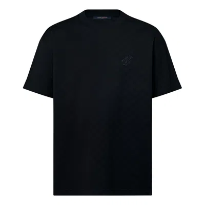 Louis Vuitton Damier Cotton Pique T-shirt 'black'