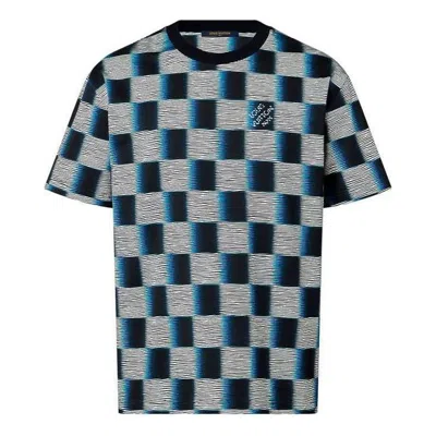 Louis Vuitton Damier Cotton T-shirt 'dark Night Blue'
