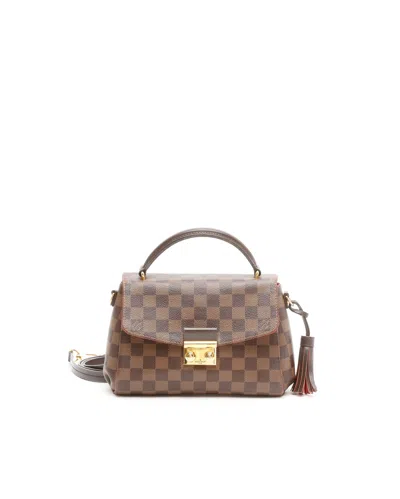 Pre-owned Louis Vuitton Damier Croisette Bag In Brown