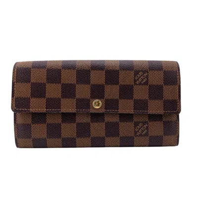 Pre-owned Louis Vuitton Damier Damier Canvas Damier Canvas Long Wallet (bi-fold) ()