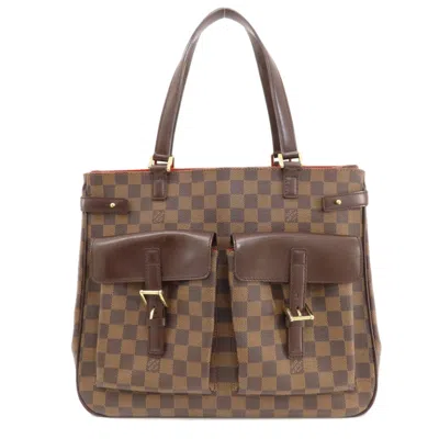Pre-owned Louis Vuitton Damier Damier Canvas Ebene Damier Canvas Tote Bag ()