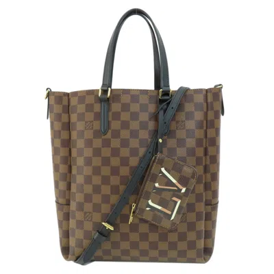 Pre-owned Louis Vuitton Damier Damier Canvas Ebene Damier Canvas Tote Bag () In Damier Canvas, Ebene