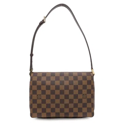 Pre-owned Louis Vuitton Damier Damier Canvas Ebene Orange Shoulder Bag ()
