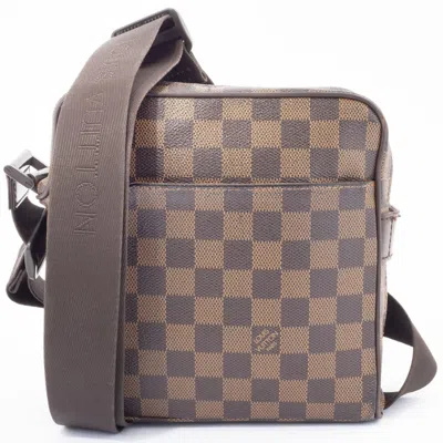 Pre-owned Louis Vuitton Damier Damier Canvas Ebene Shoulder Bag ()