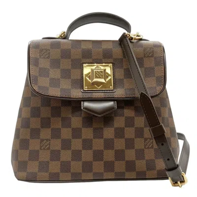 Pre-owned Louis Vuitton Damier Damier Canvas Ebene Shoulder Bag () In Brown