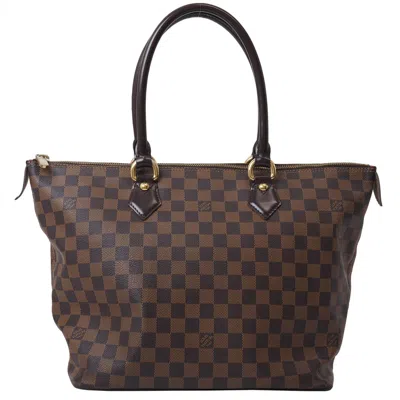 Pre-owned Louis Vuitton Damier Damier Canvas Ebene Tote Bag () In Damier Canvas, Ebene