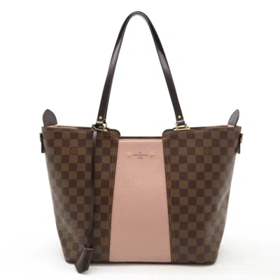 Pre-owned Louis Vuitton Damier Damier Canvas Magnolia Pink Jersey Shoulder Bag Tote Bag ()