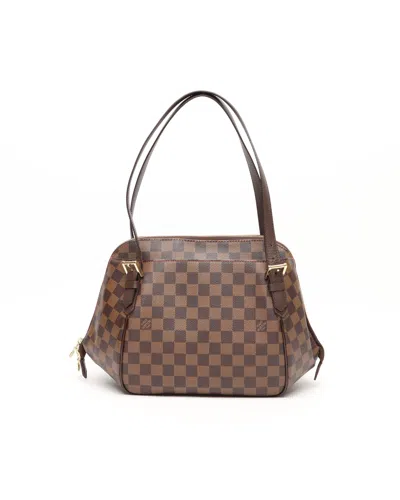 Pre-owned Louis Vuitton Damier Ebene Belem Mm Bag