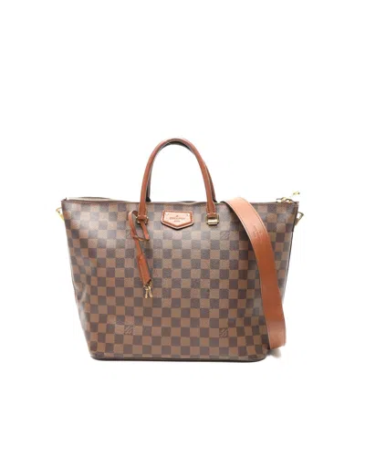 Louis Vuitton Damier Ebene Belmont Bag In Brown
