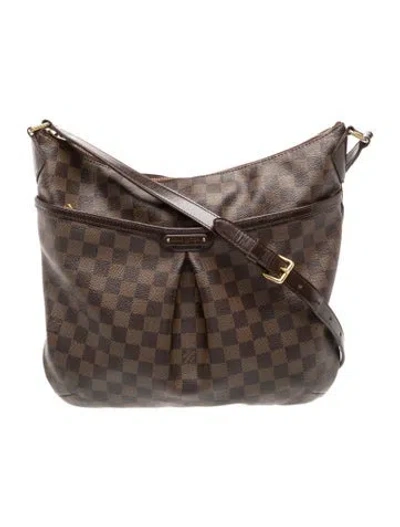 Pre-owned Louis Vuitton Damier Ebene Bloomsbury In Brown