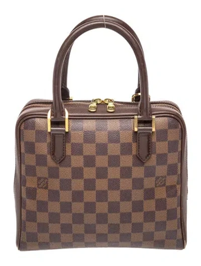 Pre-owned Louis Vuitton Damier Ebene Brera Vintage In Brown