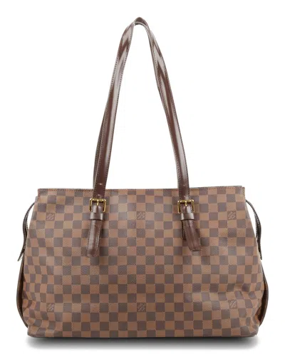 Pre-owned Louis Vuitton Damier Ebene Canvas Chelsea (authentic )