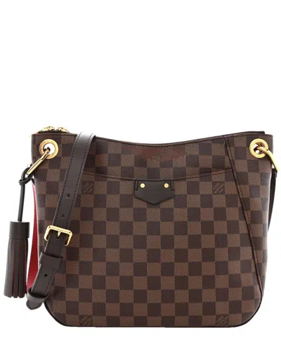 Pre-owned Louis Vuitton Damier Ebene Canvas South Bank Besace (authentic Pre-loved)