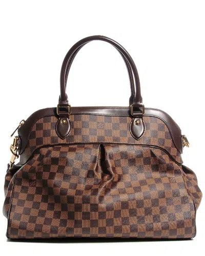 Pre-owned Louis Vuitton Damier Ebene Canvas Trevi Pm (authentic )