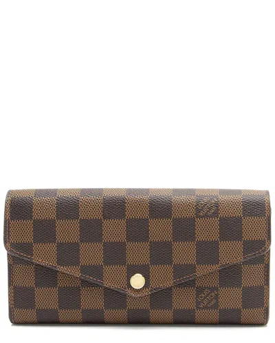 Pre-owned Louis Vuitton Damier Ebene Canvas Wallet
