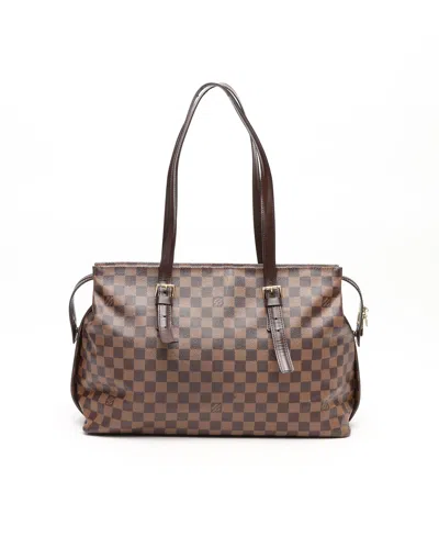 Pre-owned Louis Vuitton Damier Ebene Chelsea Tote Bag