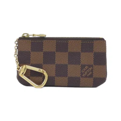 Pre-owned Louis Vuitton Damier Ebene Coated Canvas Coin Purse/coin Case () In Brown
