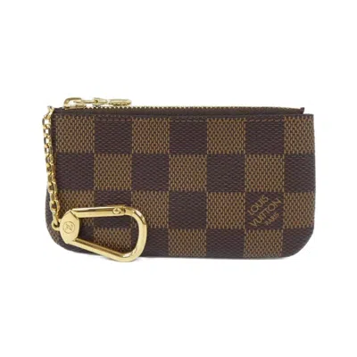 Pre-owned Louis Vuitton Damier Ebene Coated Canvas Coin Purse/coin Case () In Brown