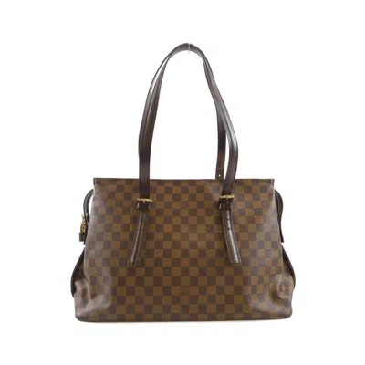 Pre-owned Louis Vuitton Damier Ebene Coated Canvas Shoulder Bag ()