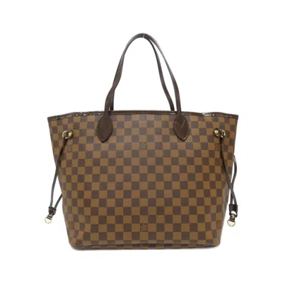 Pre-owned Louis Vuitton Damier Ebene Coated Canvas Tote Bag () In Brown