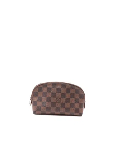 Louis Vuitton Damier Ebene Cosmetic Pouch In Brown