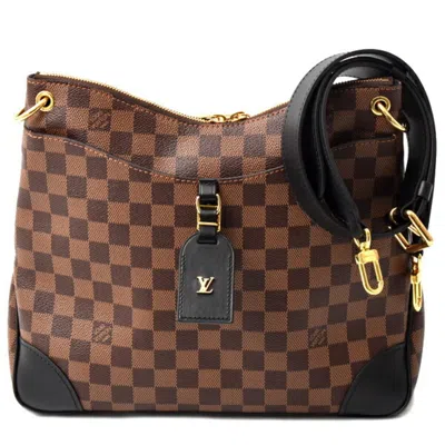 Pre-owned Louis Vuitton Damier Ebene Damier Canvas Shoulder Bag () In Brown