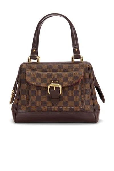 Pre-owned Louis Vuitton Damier Ebene Knightsbridge Handbag In Brown