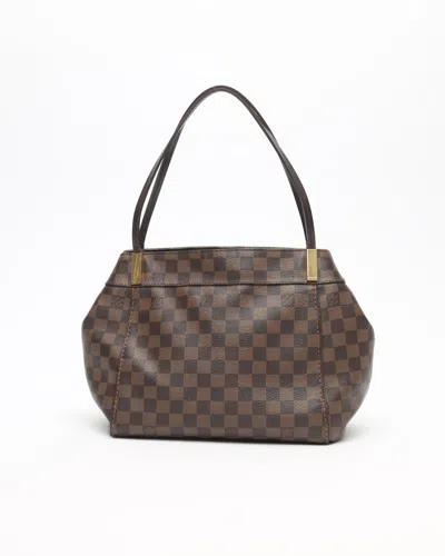 Pre-owned Louis Vuitton Damier Ebene Marylebone Pm Tote Bag In Brown