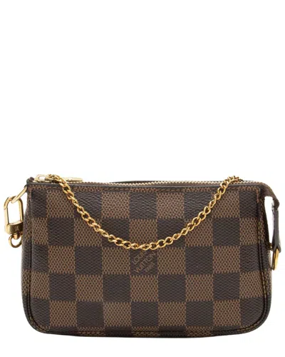 Pre-owned Louis Vuitton Damier Ebene Mini Pochette Accessoires (authentic Pre-loved)
