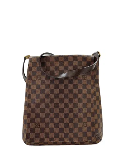 Louis Vuitton Damier Ebène Musette Shoulder Bag In Brown