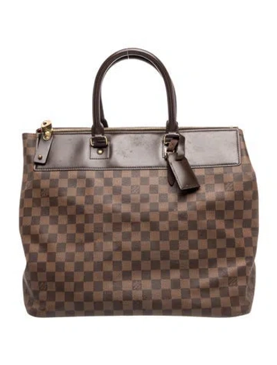 Pre-owned Louis Vuitton Damier Ebene Neo Greenwich In Brown