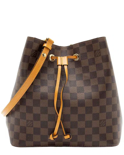 Louis Vuitton Damier Ebene Neonoe Mm Shoulder Bag (authentic Pre-loved)