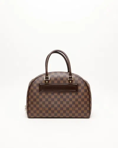 Pre-owned Louis Vuitton Damier Ebene Nolita Bag
