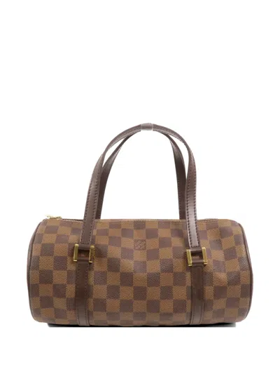 Pre-owned Louis Vuitton Damier Ebene Papillon Handbag In Brown