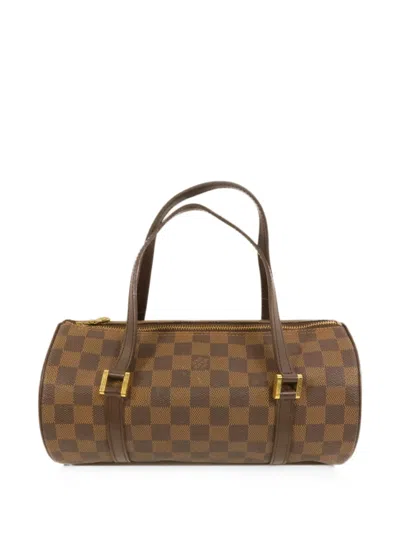 Louis Vuitton Damier Ebene Papillon Pm Handbag In Brown
