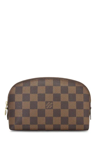 Pre-owned Louis Vuitton Damier Ebene Pochette Cosmetique