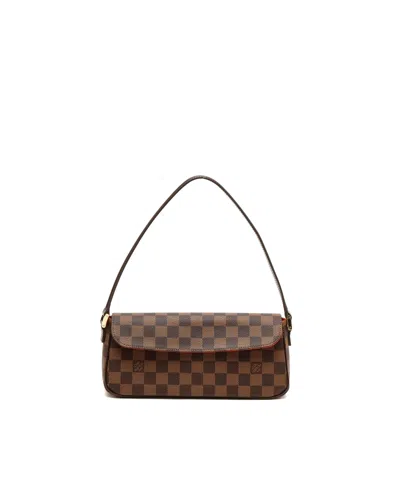 Louis Vuitton Damier Ebene Recoleta Bag In Brown