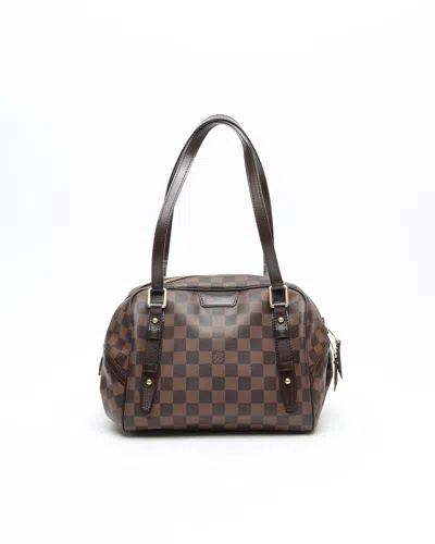 Pre-owned Louis Vuitton Damier Ebene Rivington Pm Bag